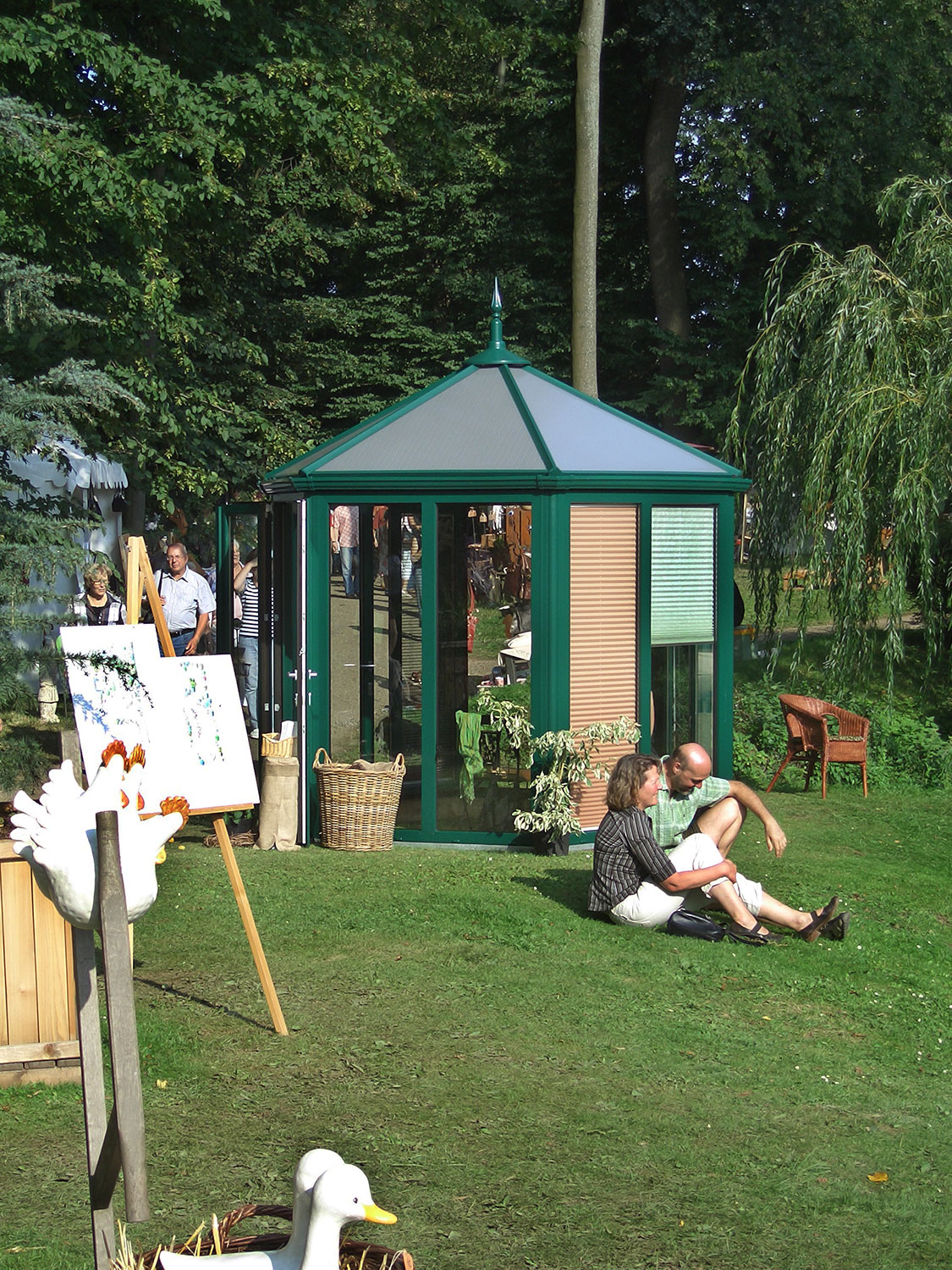 Pavillon (Gartenausstellung) . Birkner Wintergärten (Foto: Birkner)