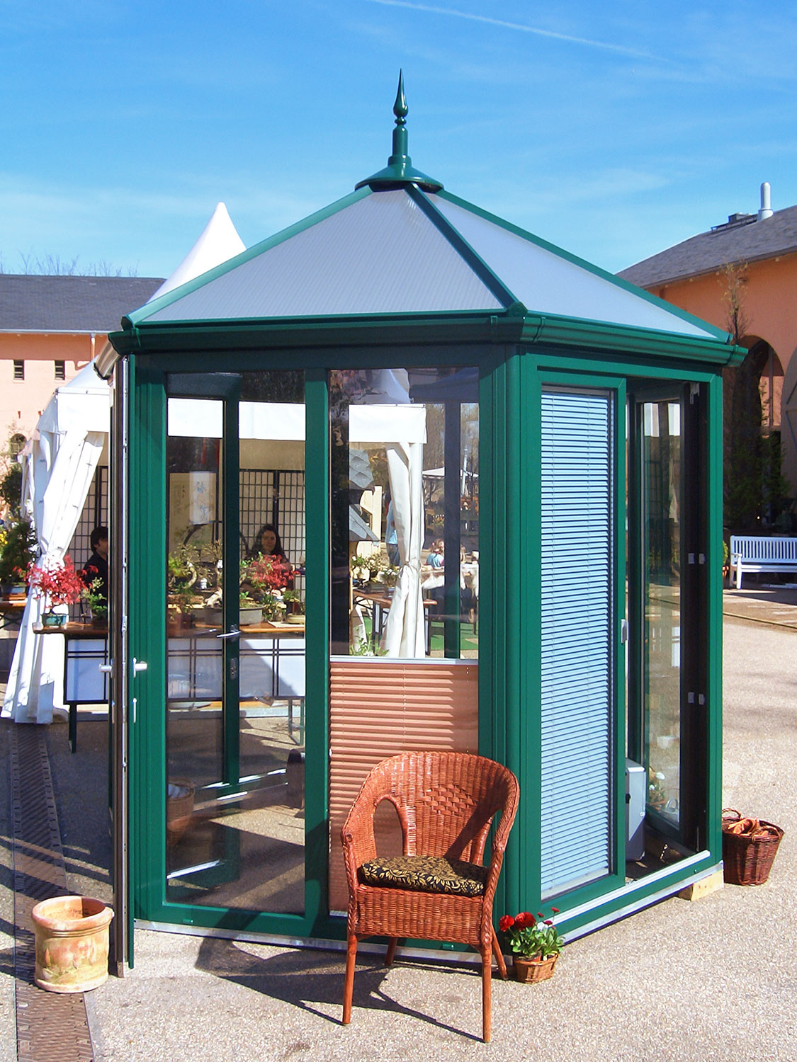 Pavillon Ausstellung Krongut Bornstedt (Birkner Wintergärten)