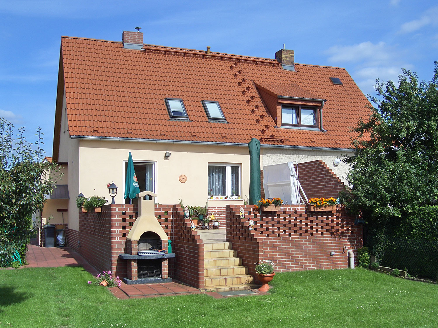 Wintergarten Hantsch, Terrasse vor dem Umbau (Birkner Wintergärten)
